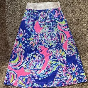 Lilly Pulitzer Large Maxi Skirt